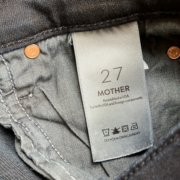 MOTHER The Dazzler Mid Rise Ankle Fray Jeans, HOLDING HANDS, SIZE 27 - Picture 8 of 10